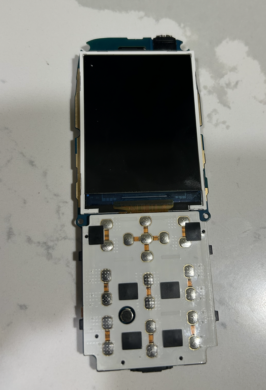 Front cover with keypad