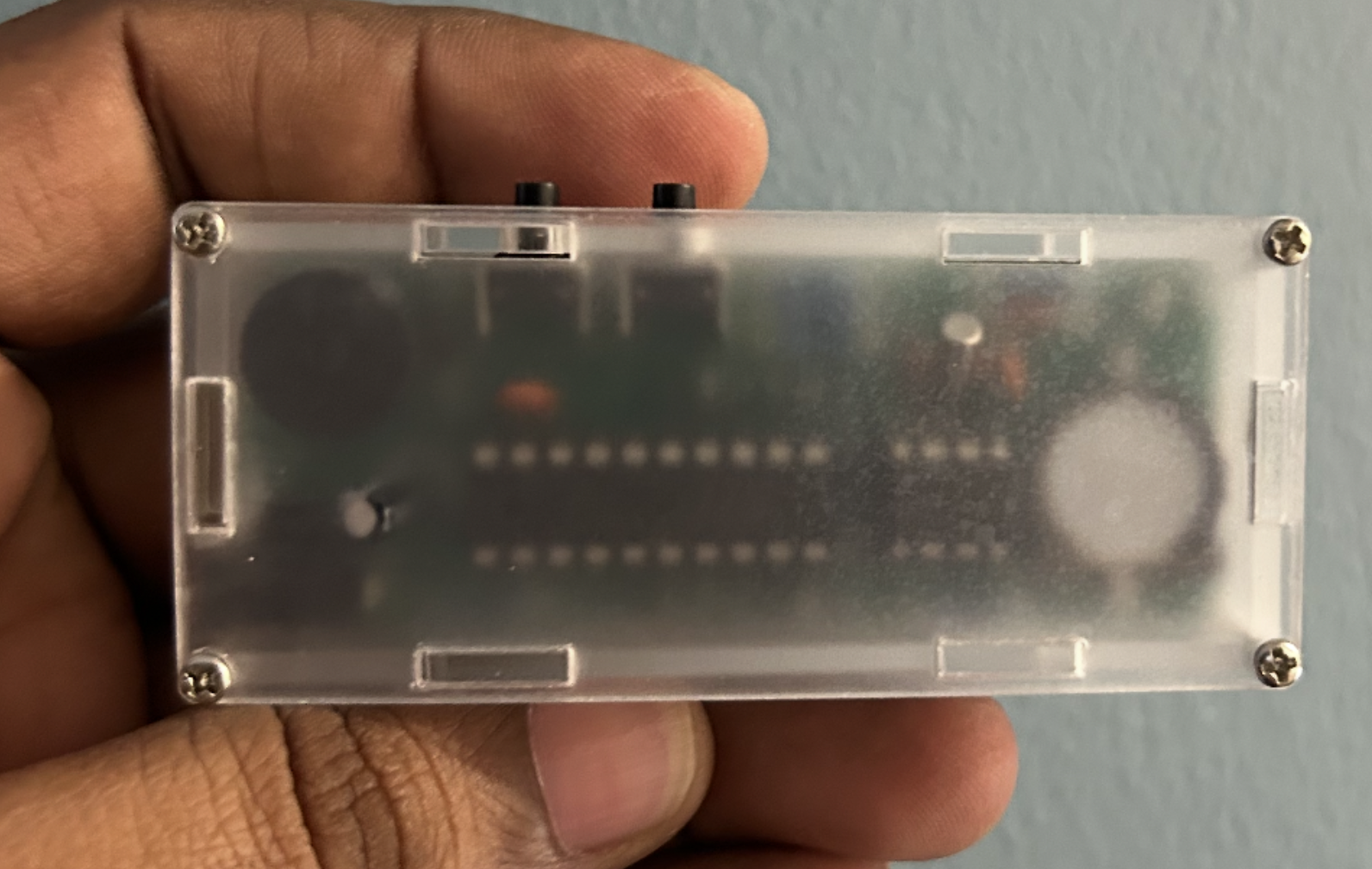 Acrylic Enclosure back view