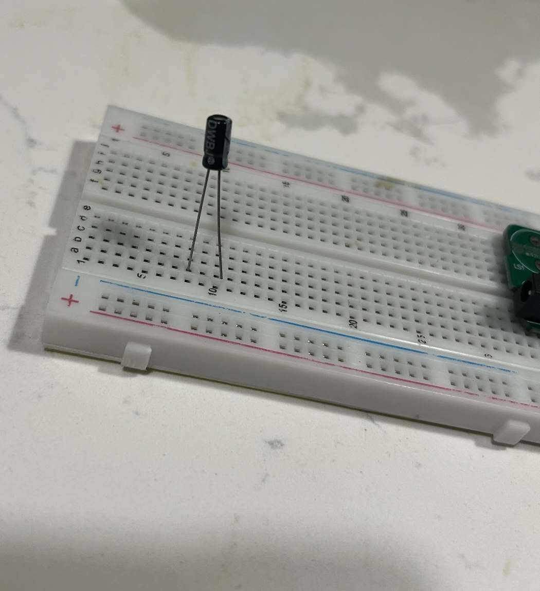 Installing Capacitor