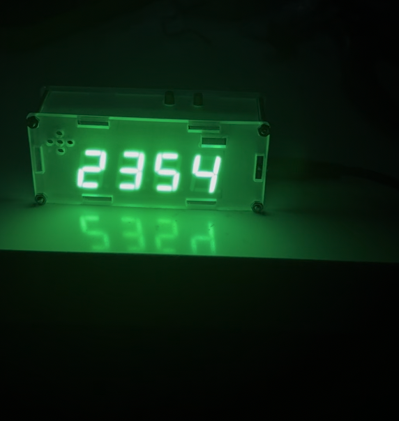 Completed alarm clock