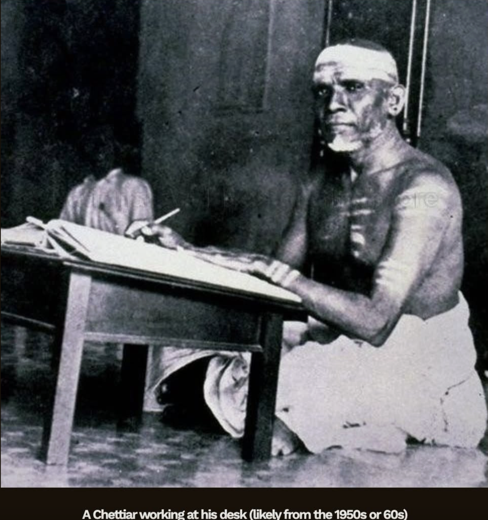 Workdesk of a Nagarathar