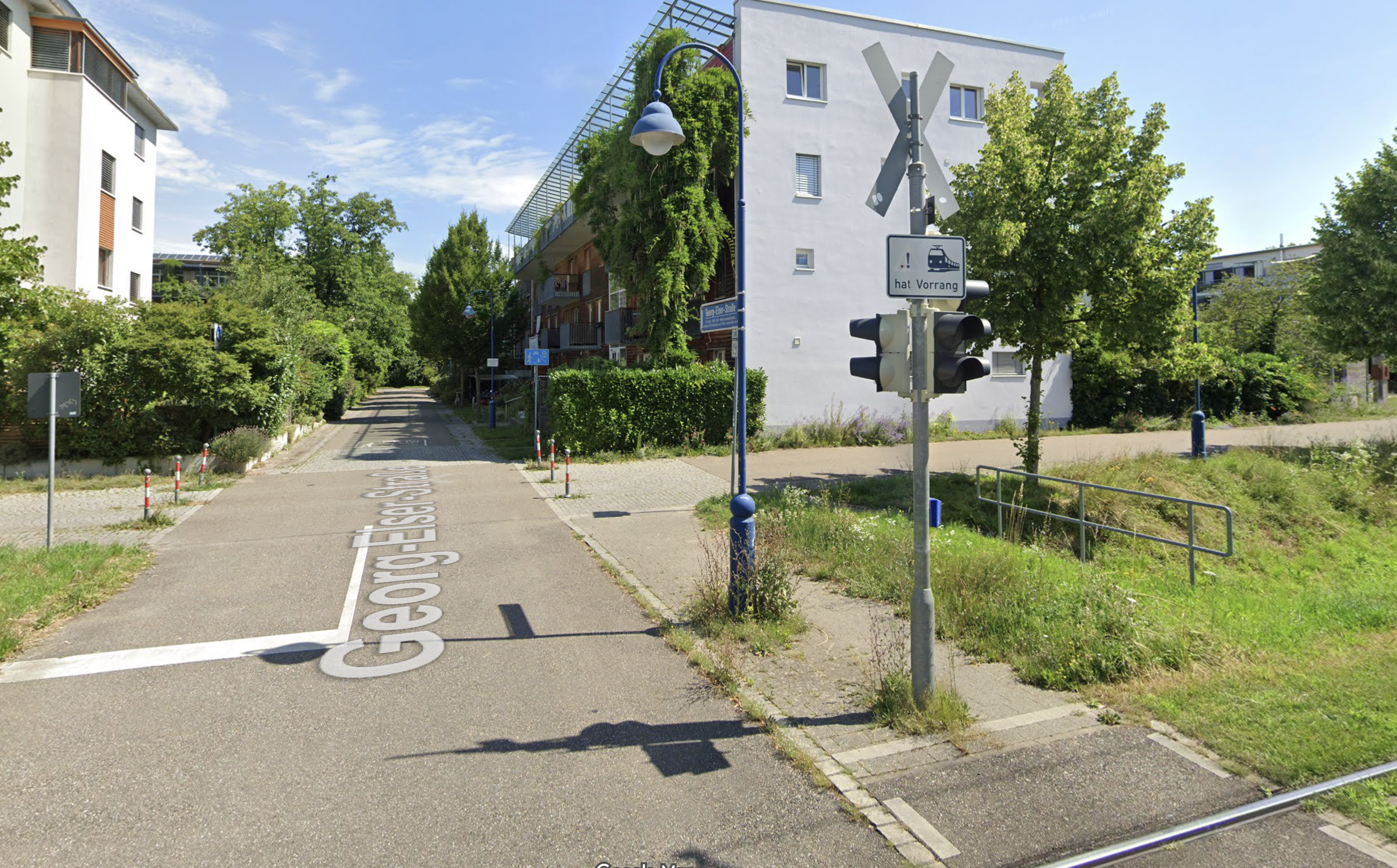 Pedestrian crossing in Freiburg