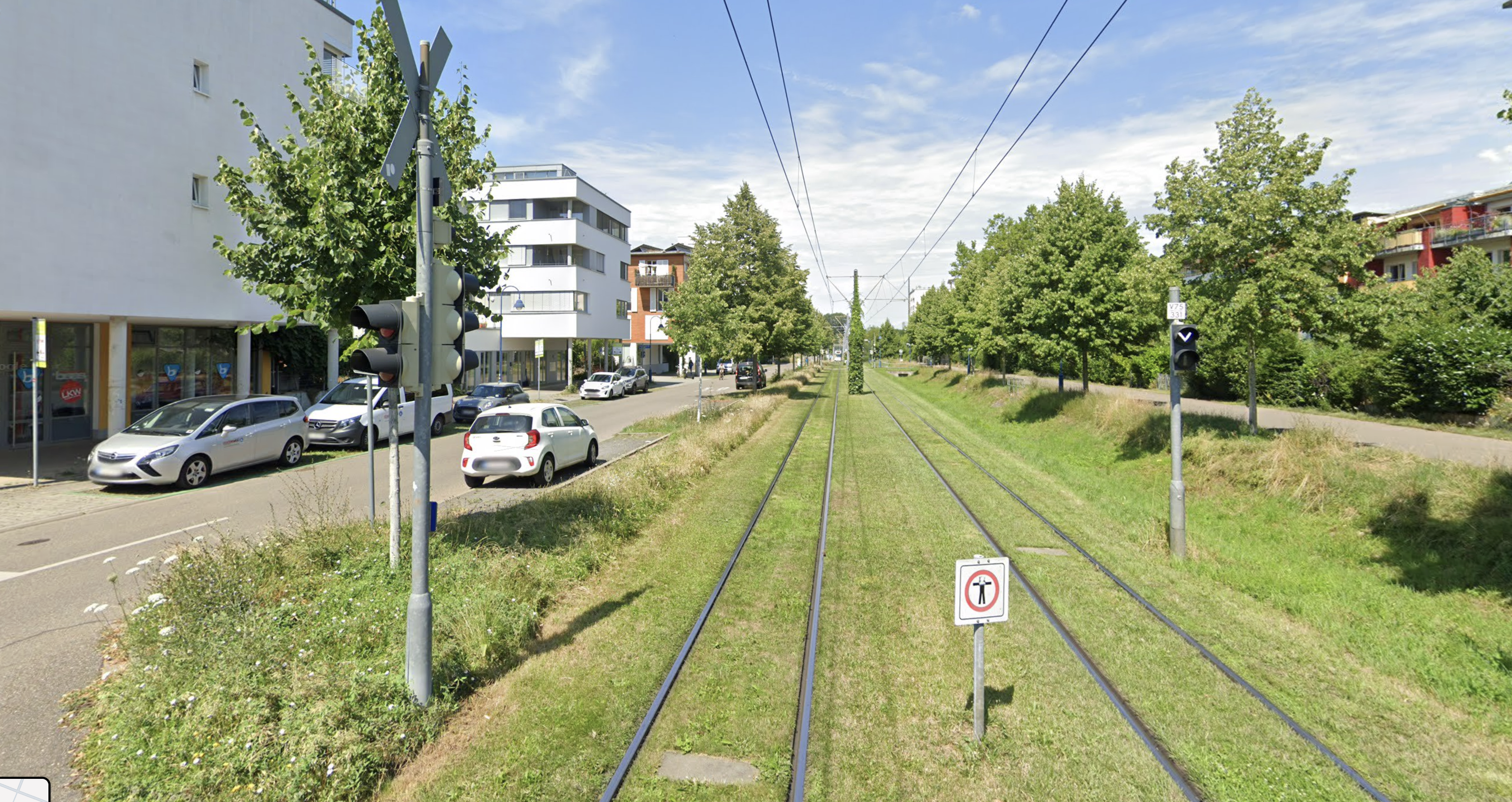 Vauban tram in Freiburg